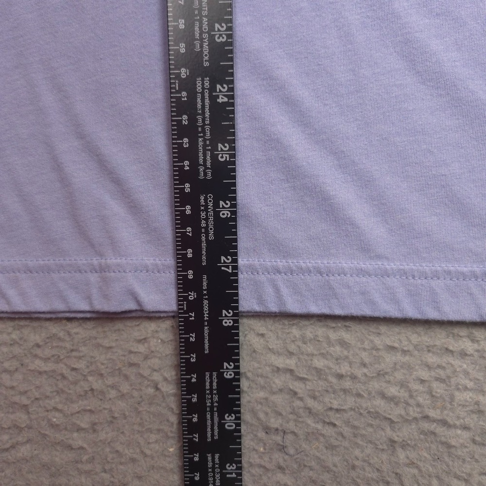 Huk USA Strong Womens Medium‎ Christmas Fishing Graphic T Shirt Lavender - Picture 5 of 8
